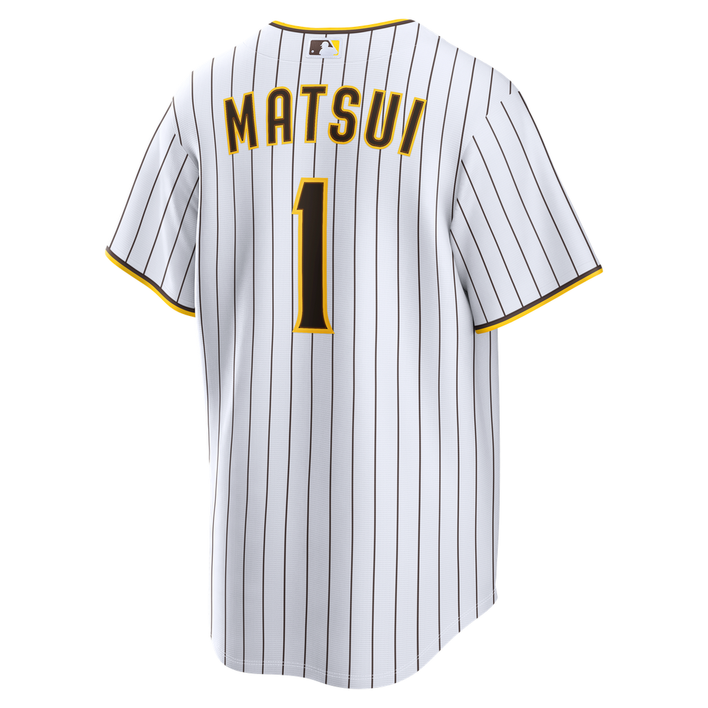 San Diego Padres Yuki Matsui Nike Home Replica Jersey - White Team Jersey Sports Fan Apparel