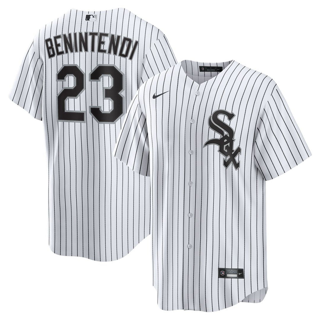 Chicago White Sox Andrew Benintendi Nike Home Player Jersey - White/Black Team Jersey Sports Fan Apparel