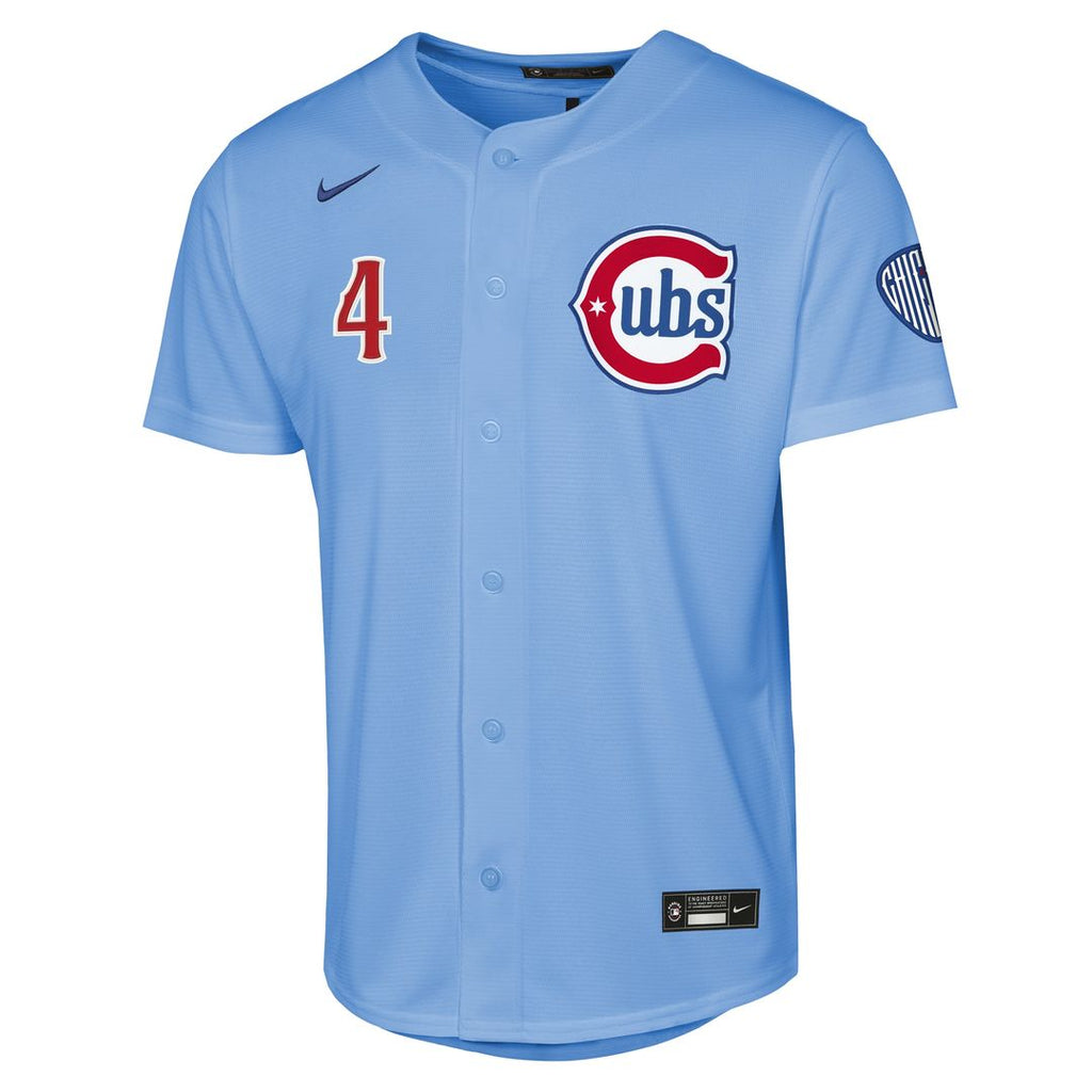Chicago Cubs Pete Crow - Armstrong Nike Youth Home Stadium Jersey - White Team Jersey Sports Fan Apparel