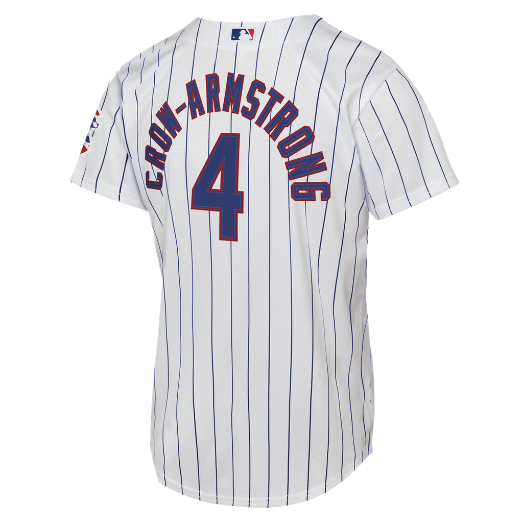 Chicago Cubs Pete Crow - Armstrong Nike Youth Alternate 2 Stadium Jersey - Light Blue Team Jersey Sports Fan Apparel