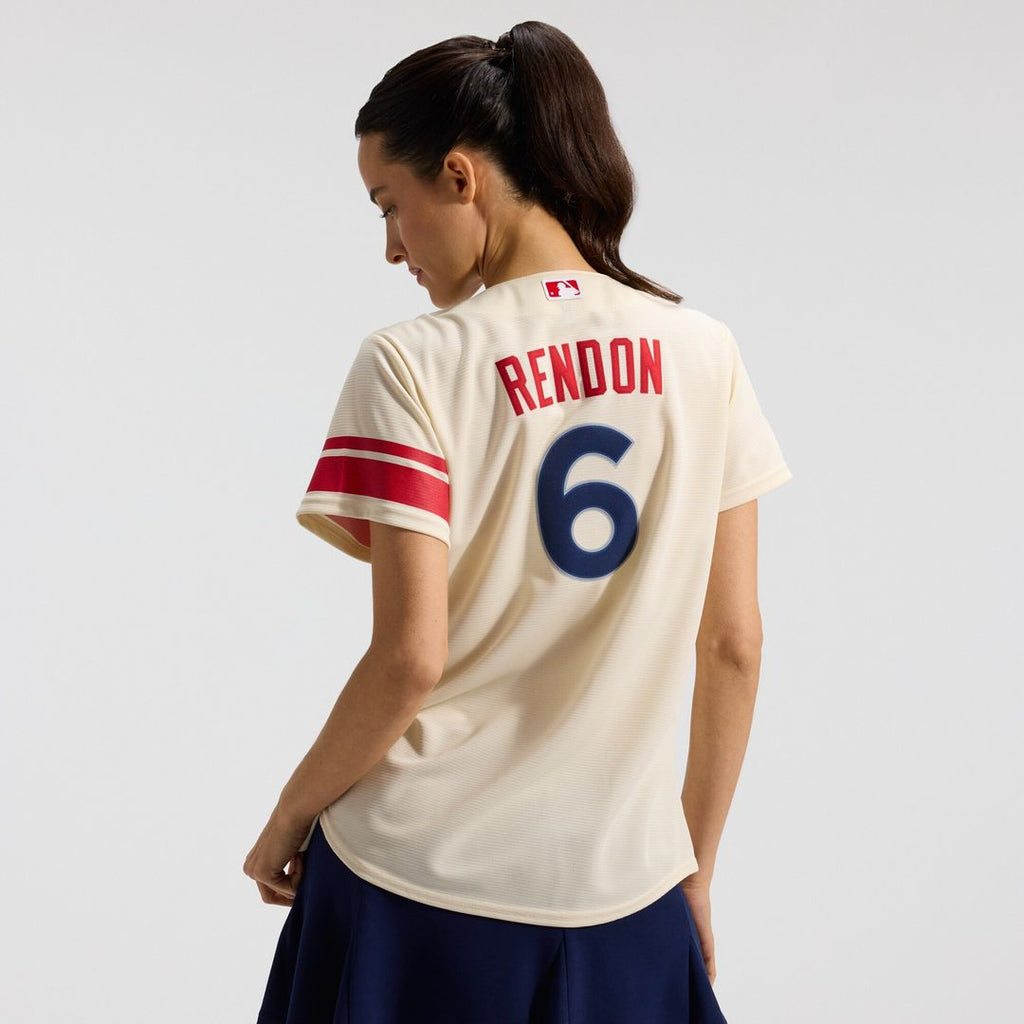 Los Angeles Angels Anthony Rendon Nike Women's City Connect Replica Player Jersey - Cream Team Jersey Sports Fan Apparel