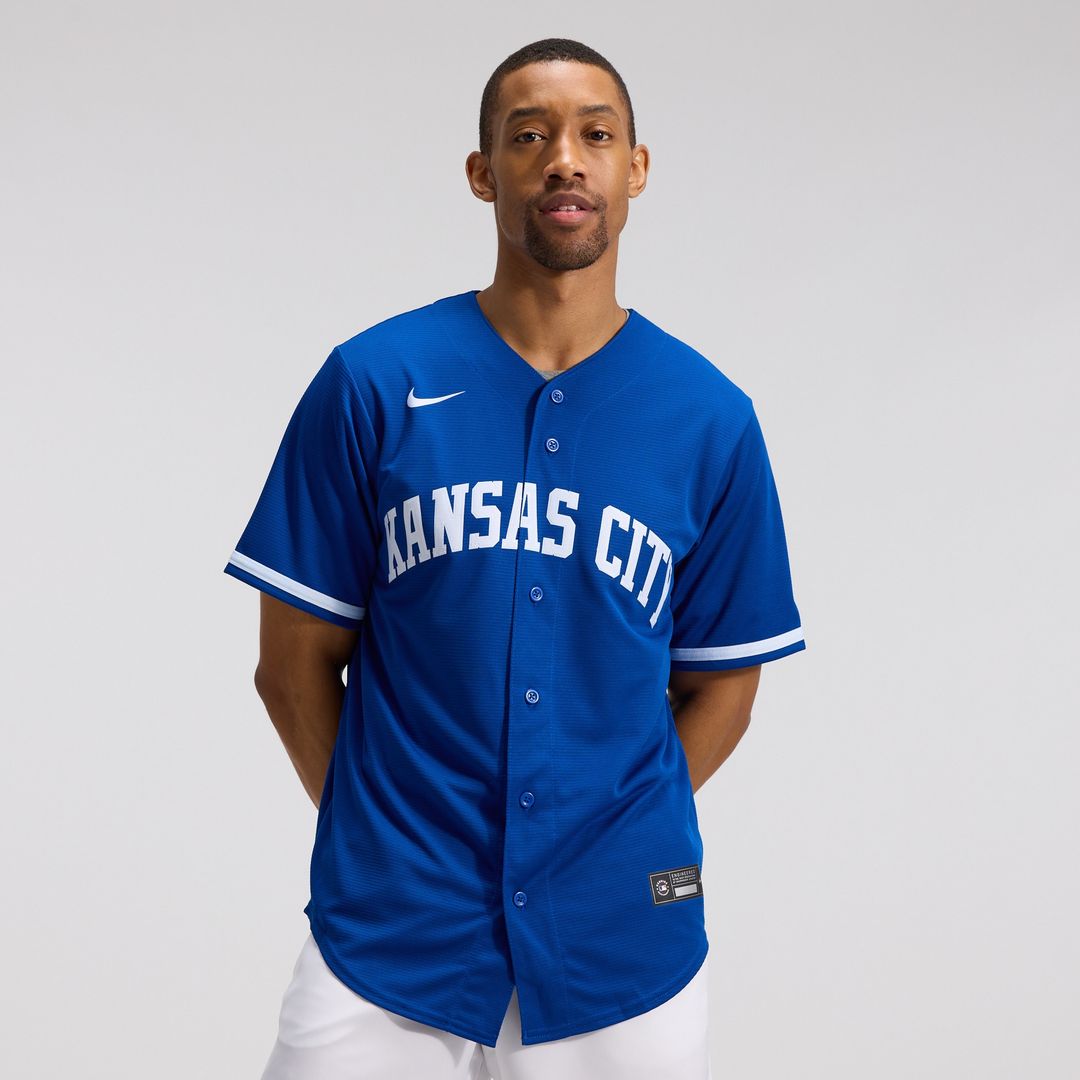 Kansas City Royals Nike Road Replica Team Jersey - Gray Team Jersey Sports Fan Apparel