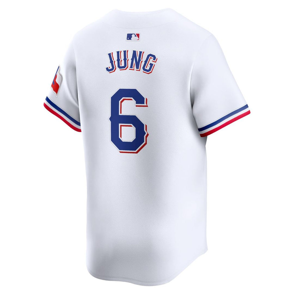 Texas Rangers Josh Jung Nike Home Limited Player Jersey - White Team Jersey Sports Fan Apparel