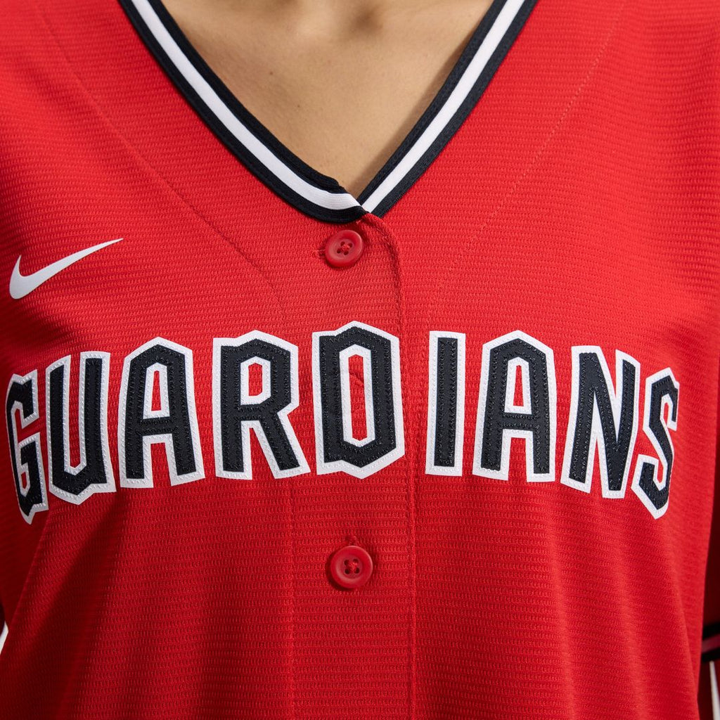 Cleveland Guardians Nike Women's Alternate 2 Replica Jersey - Red Team Jersey Sports Fan Apparel