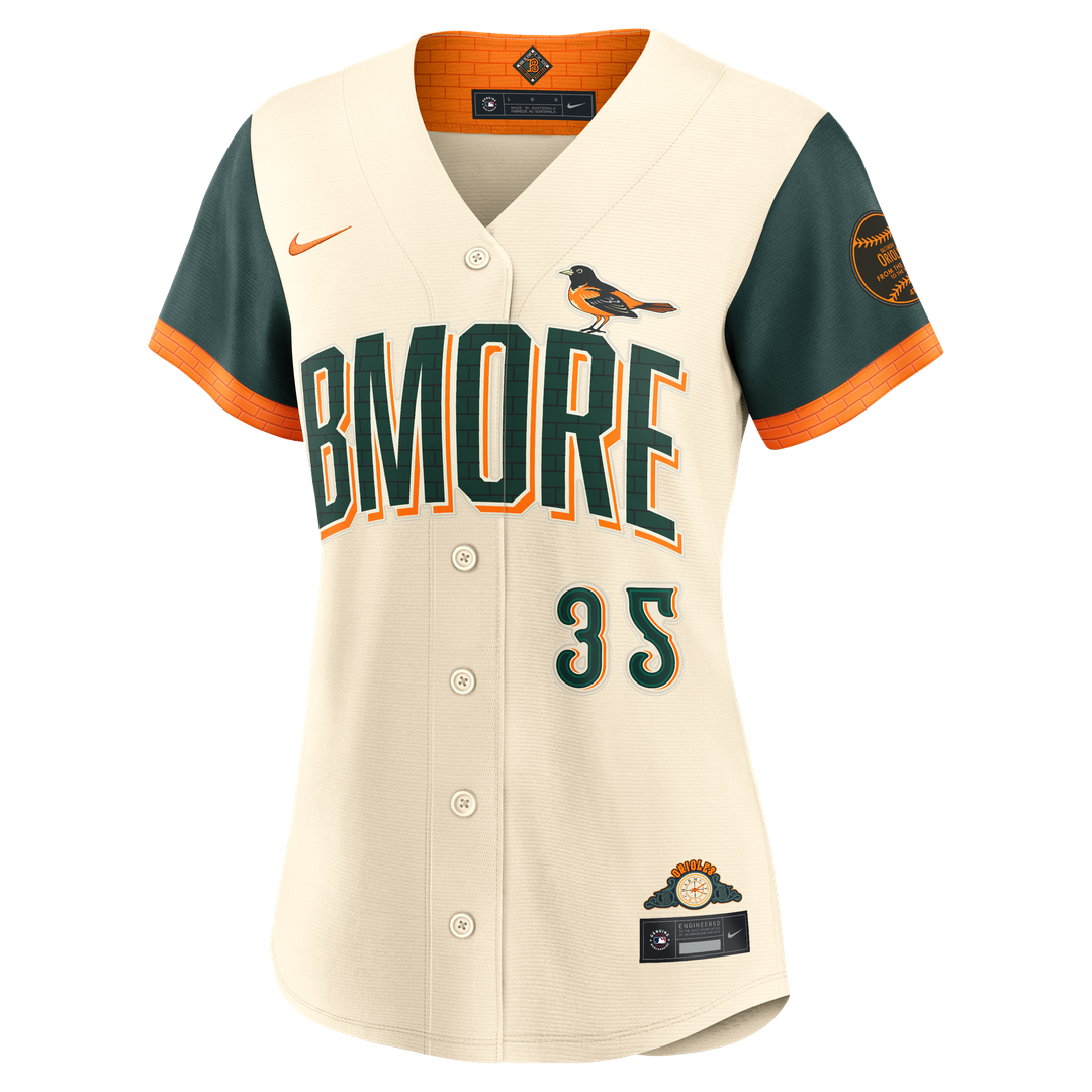 Baltimore Orioles Adley Rutschman Nike Women's 2026 City Connect Stadium Jersey - Cream Team Jersey Sports Fan Apparel