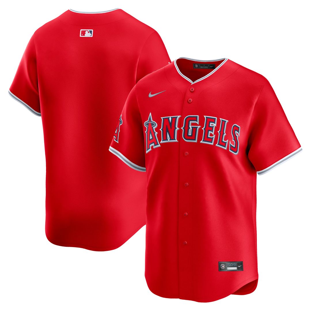 Los Angeles Angels Nike Home Limited Jersey - White Team Jersey Sports Fan Apparel