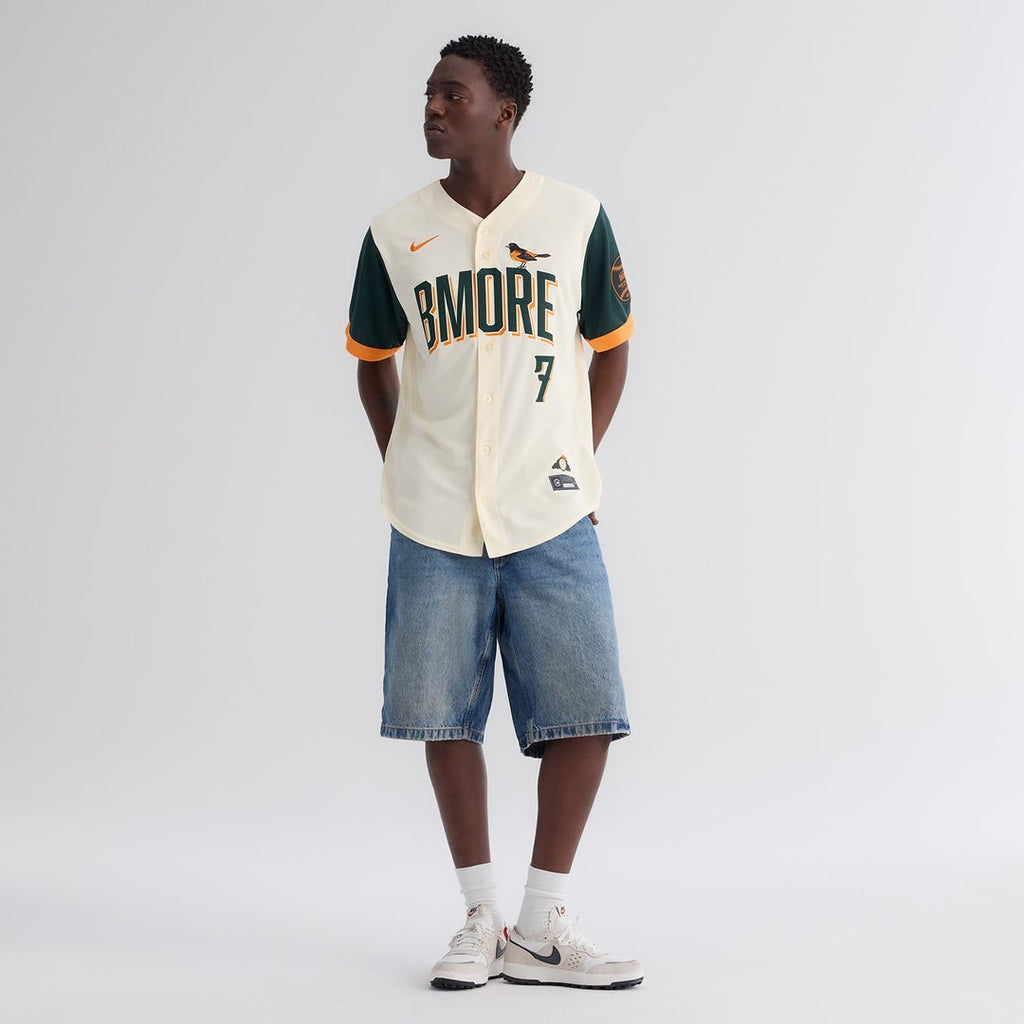 Baltimore Orioles Jackson Holliday Nike 2026 City Connect Stadium Jersey - Cream Team Jersey Sports Fan Apparel