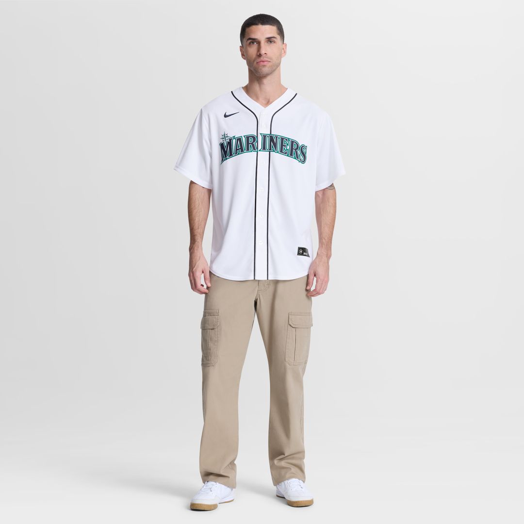 Seattle Mariners Julio Rodríguez Nike Home Replica Jersey - White Team Jersey Sports Fan Apparel