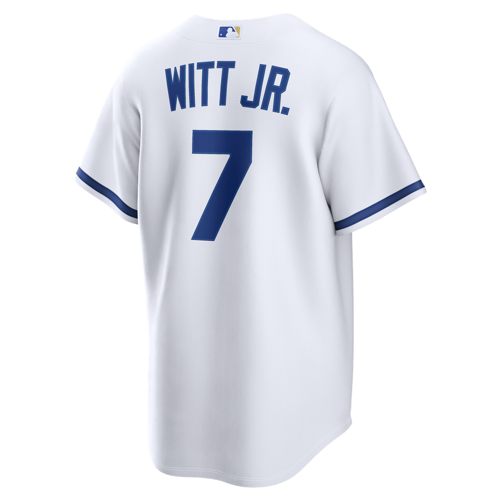 Kansas City Royals Bobby Witt Jr. Nike Home Replica Jersey - White Team Jersey Sports Fan Apparel