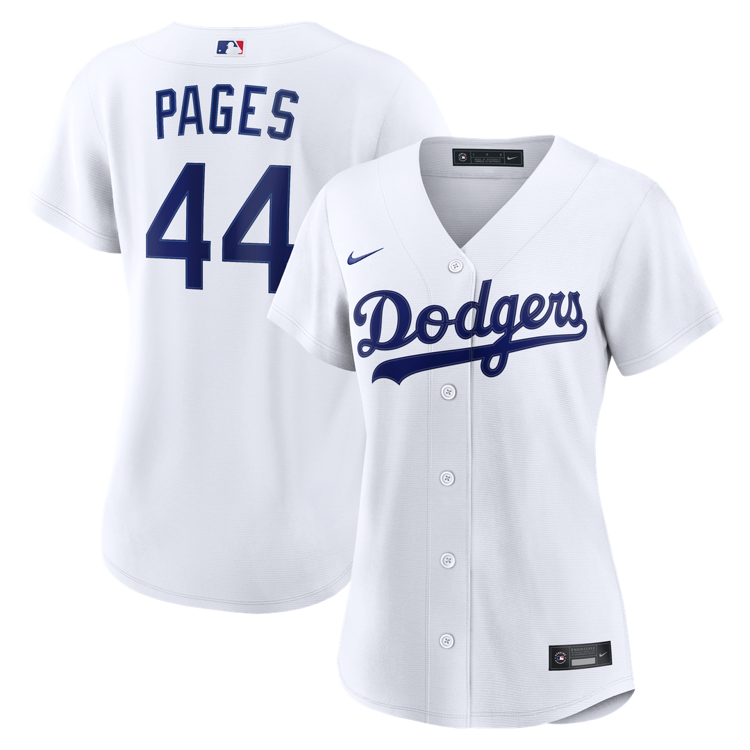Los Angeles Dodgers Andy Pages Nike Women's Home Replica Jersey - White Team Jersey Sports Fan Apparel