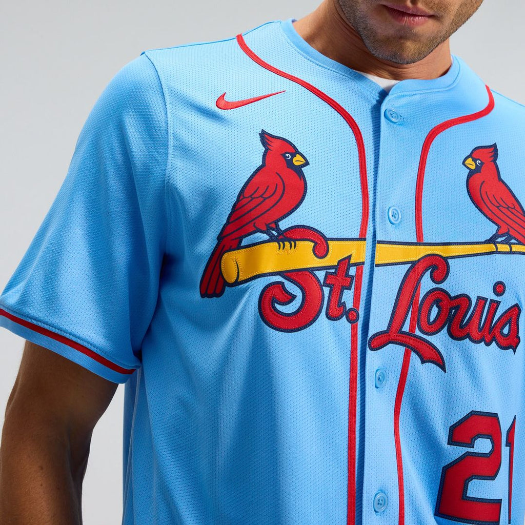 St. Louis Cardinals Lars Nootbaar Nike Alternate Limited Jersey - Light Blue Team Jersey Sports Fan Apparel