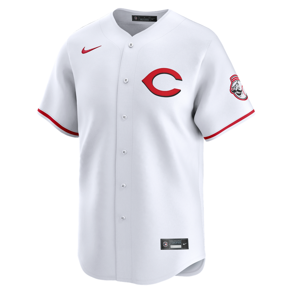 Cincinnati Reds Elly De La Cruz Nike Alternate 2 Limited Player Jersey - White Team Jersey Sports Fan Apparel
