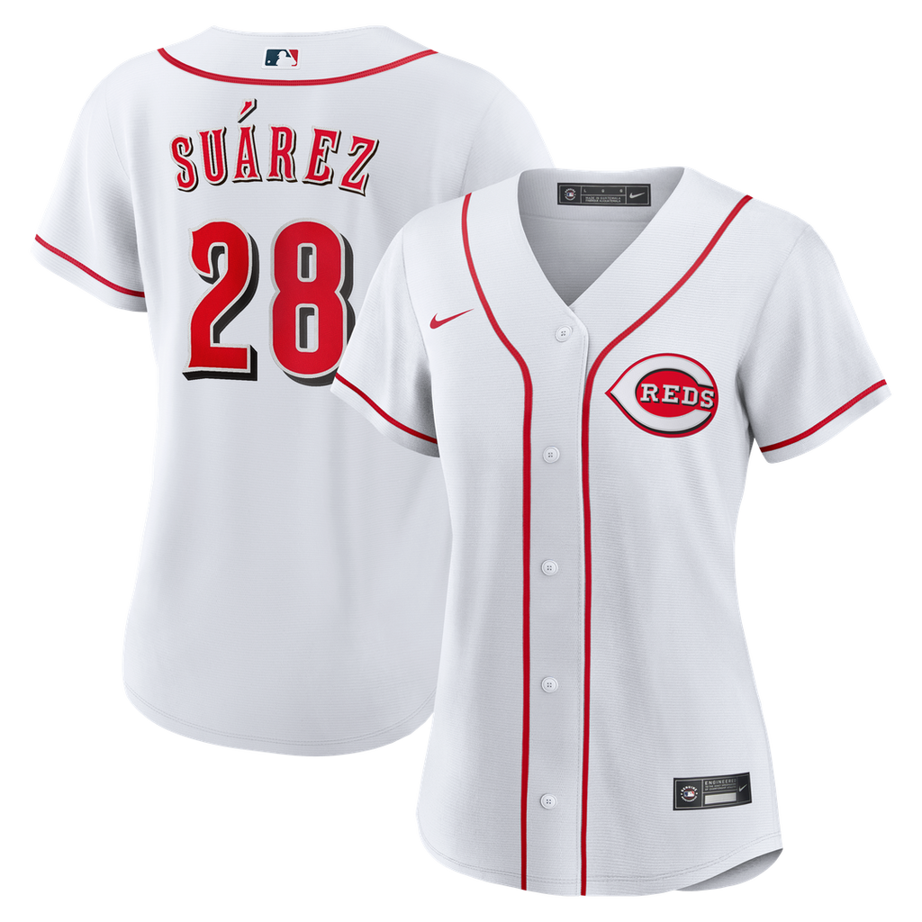 Cincinnati Reds Eugenio Suárez Nike Women's Home Replica Jersey - White Team Jersey Sports Fan Apparel