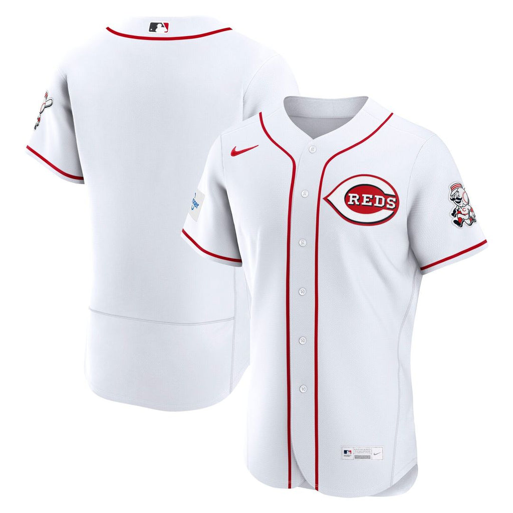 Cincinnati Reds Nike Home Authentic Jersey - White Team Jersey Sports Fan Apparel