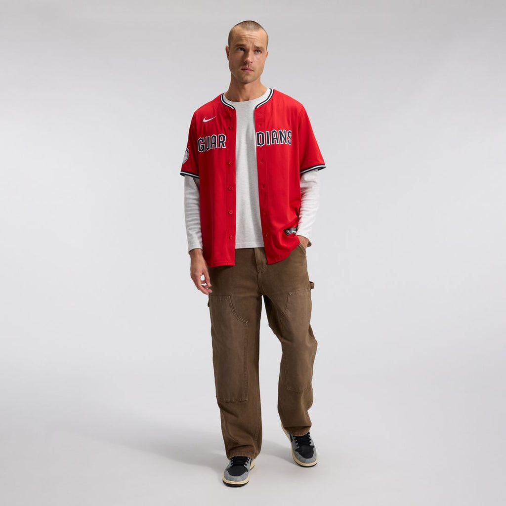 Cleveland Guardians Nike Road Limited Jersey - Gray Team Jersey Sports Fan Apparel