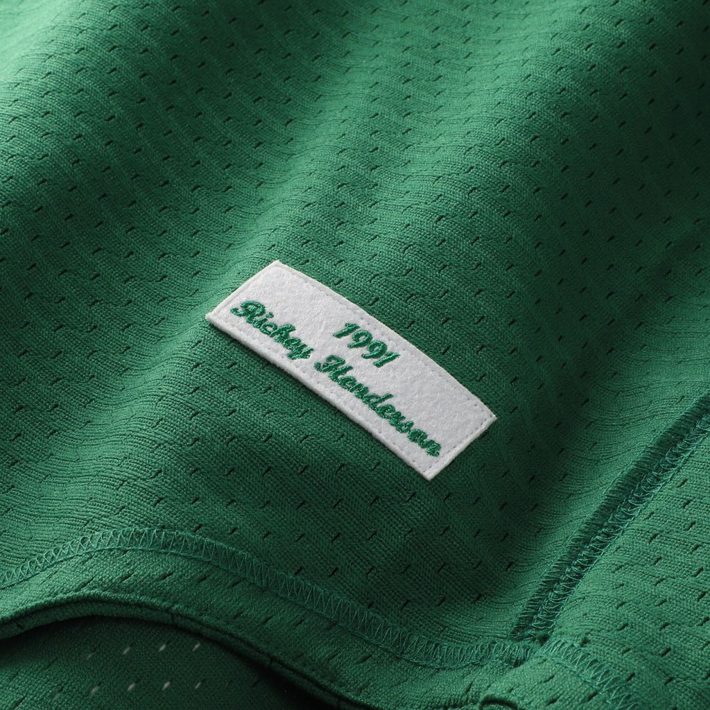 Athletics Rickey Henderson Mitchell & Ness Authentic Batting Practice Jersey - Green Team Jersey Sports Fan Apparel