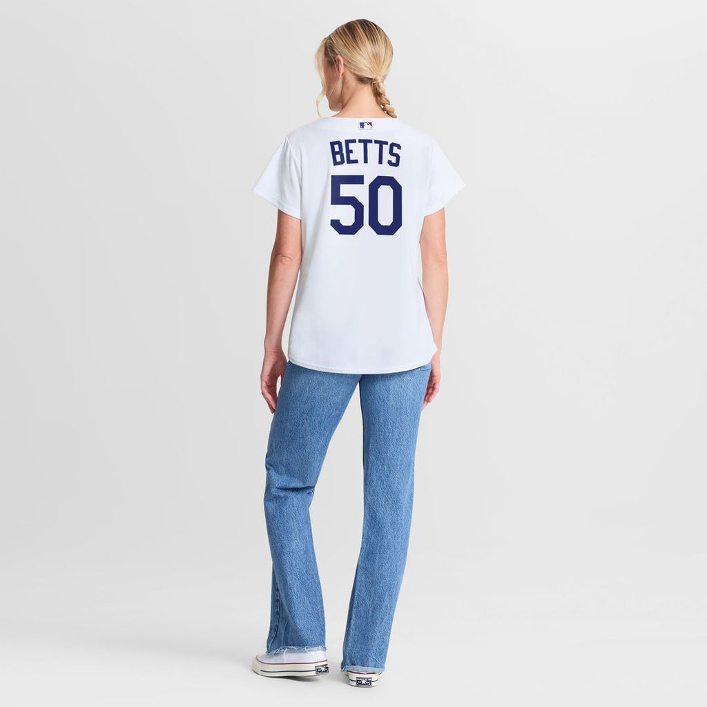 Los Angeles Dodgers Mookie Betts Nike Women's Home Replica Jersey - White Team Jersey Sports Fan Apparel