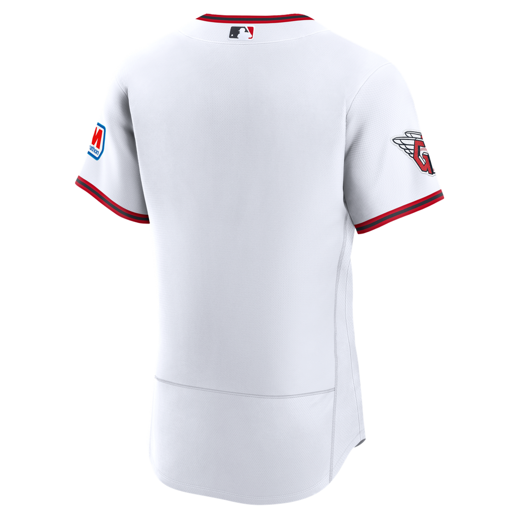 Cleveland Guardians Nike Home Authentic Jersey - White Team Jersey Sports Fan Apparel