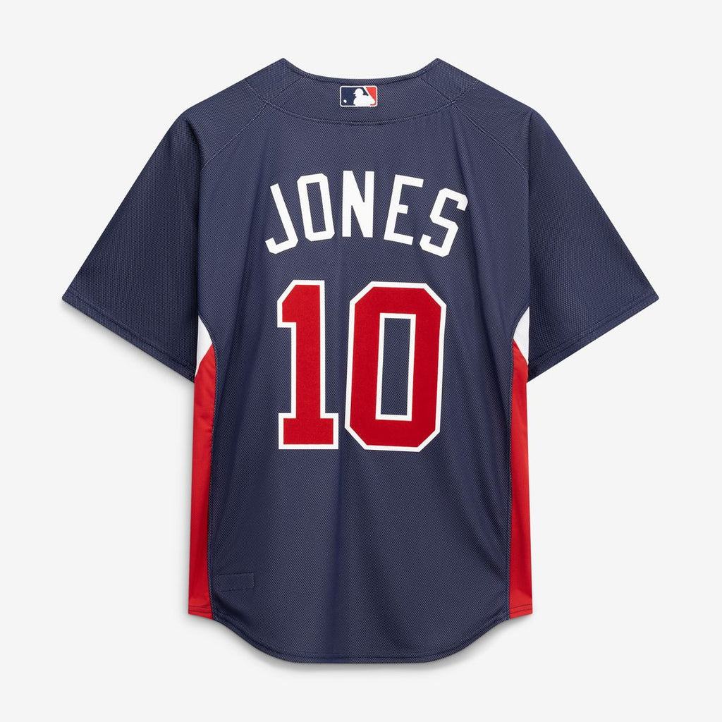 Atlanta Braves Chipper Jones Mitchell & Ness Authentic Batting Practice Jersey - Navy Team Jersey Sports Fan Apparel