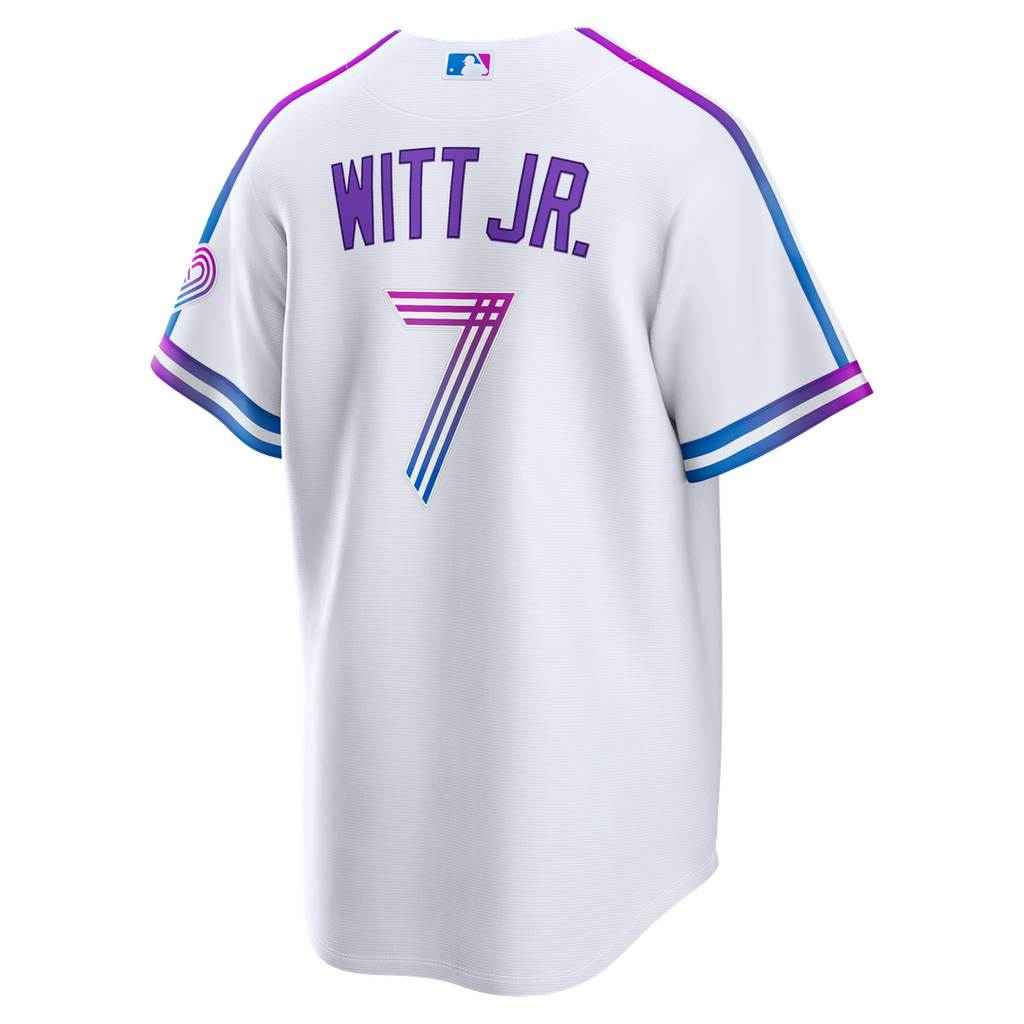 Kansas City Royals Bobby Witt Jr. Nike 2026 City Connect Stadium Jersey - White Team Jersey Sports Fan Apparel