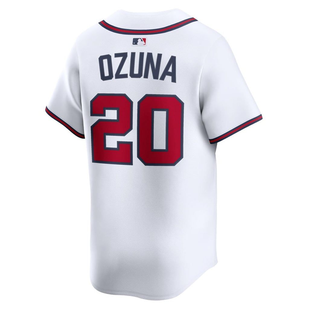 Atlanta Braves Marcell Ozuna Nike Home Limited Player Jersey - White Team Jersey Sports Fan Apparel