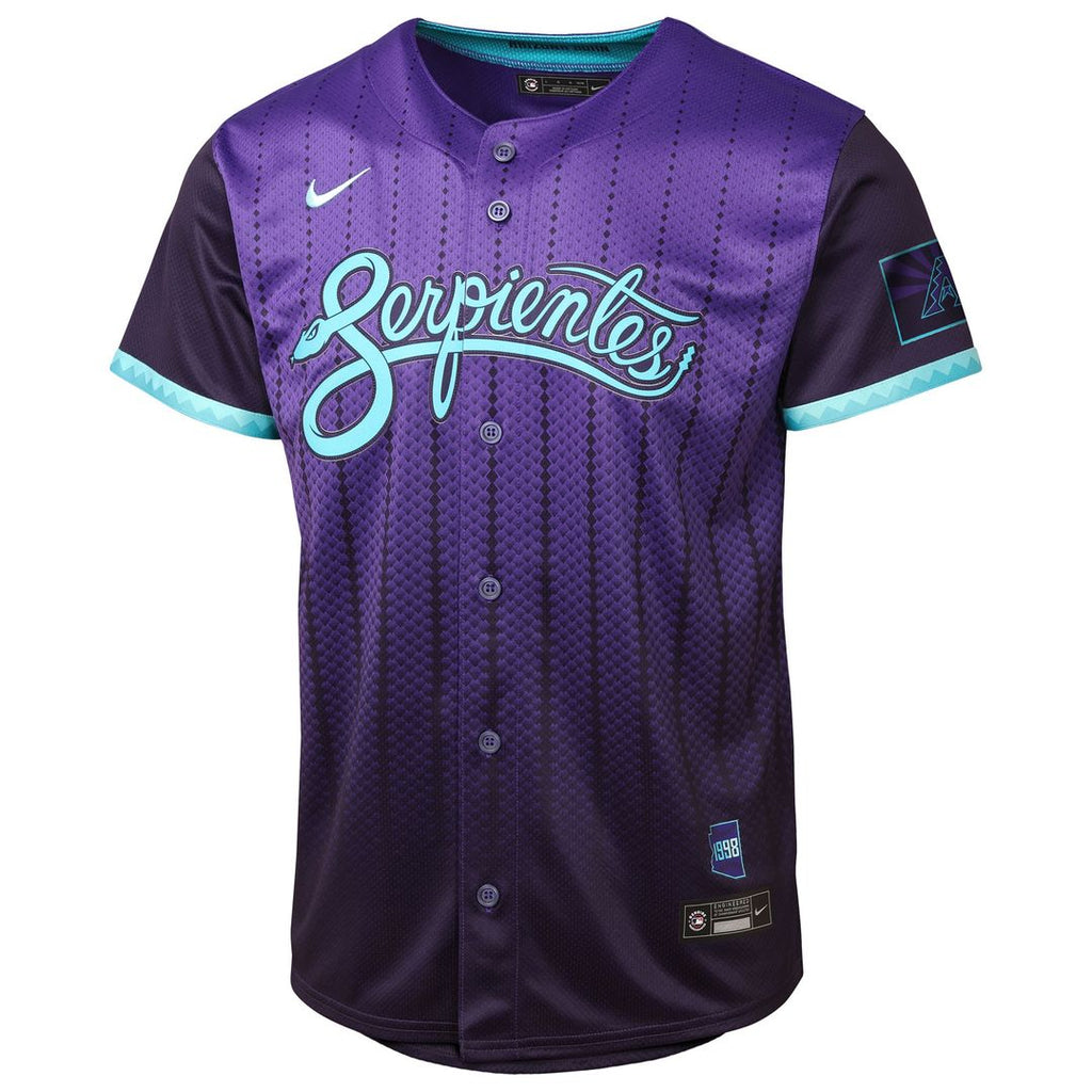 Arizona Diamondbacks Nike Youth 2025 City Connect Limited Jersey - Purple Team Jersey Sports Fan Apparel