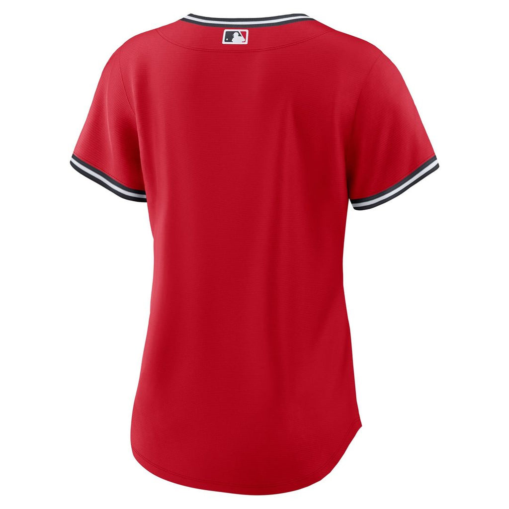 Cleveland Guardians Nike Women's Alternate Replica Jersey - Navy Team Jersey Sports Fan Apparel