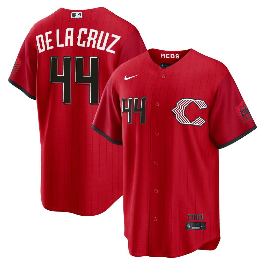 Cincinnati Reds Elly De La Cruz Nike 2026 City Connect Stadium Jersey - Red Team Jersey Sports Fan Apparel