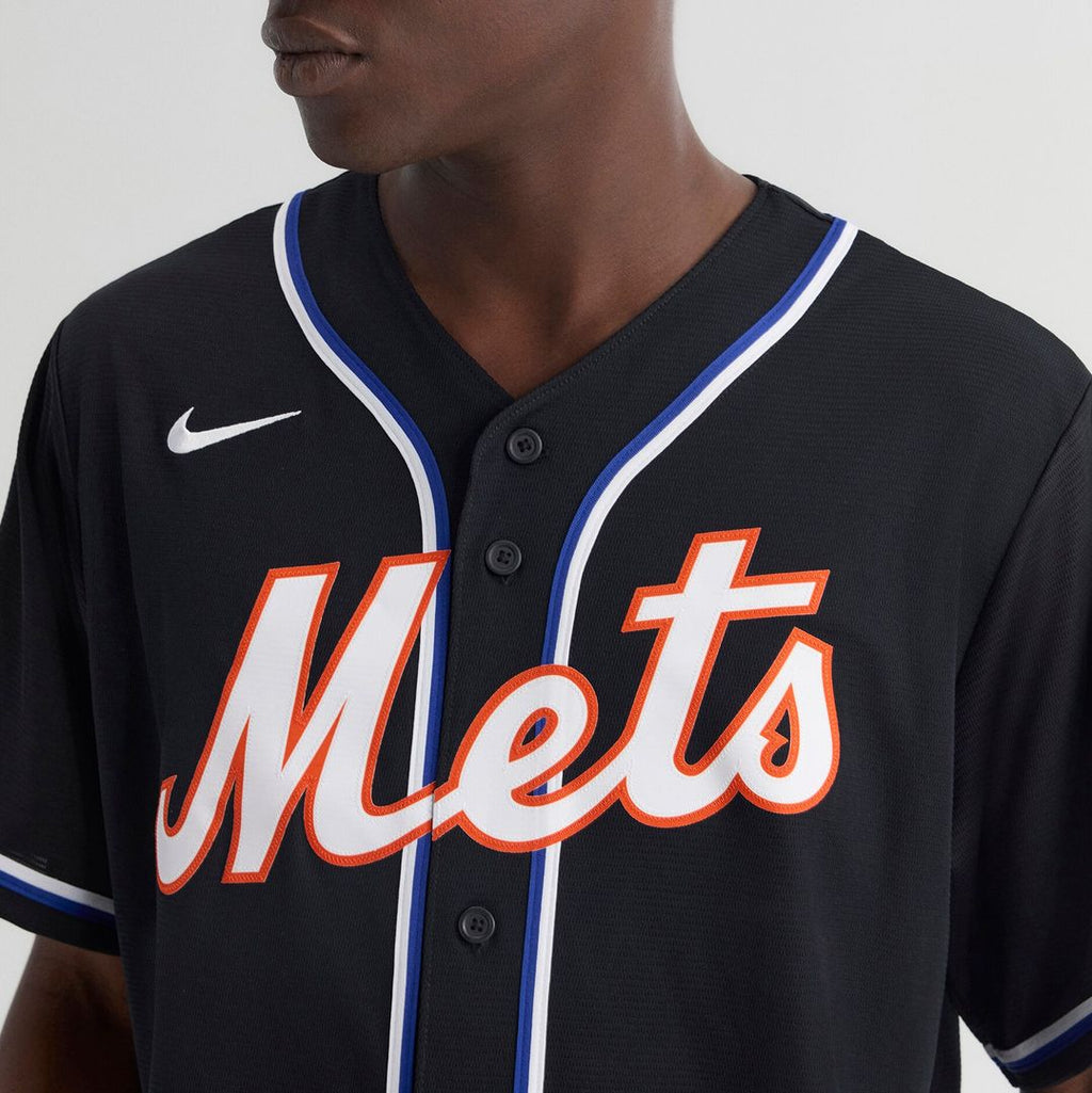 New York Mets Juan Soto Nike Fashion Replica Black Out Jersey Team Jersey Sports Fan Apparel