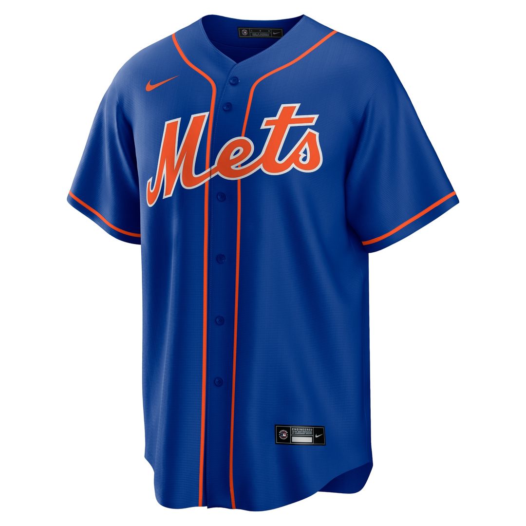 New York Mets Nike Alternate Replica Team Jersey - Royal Team Jersey Sports Fan Apparel