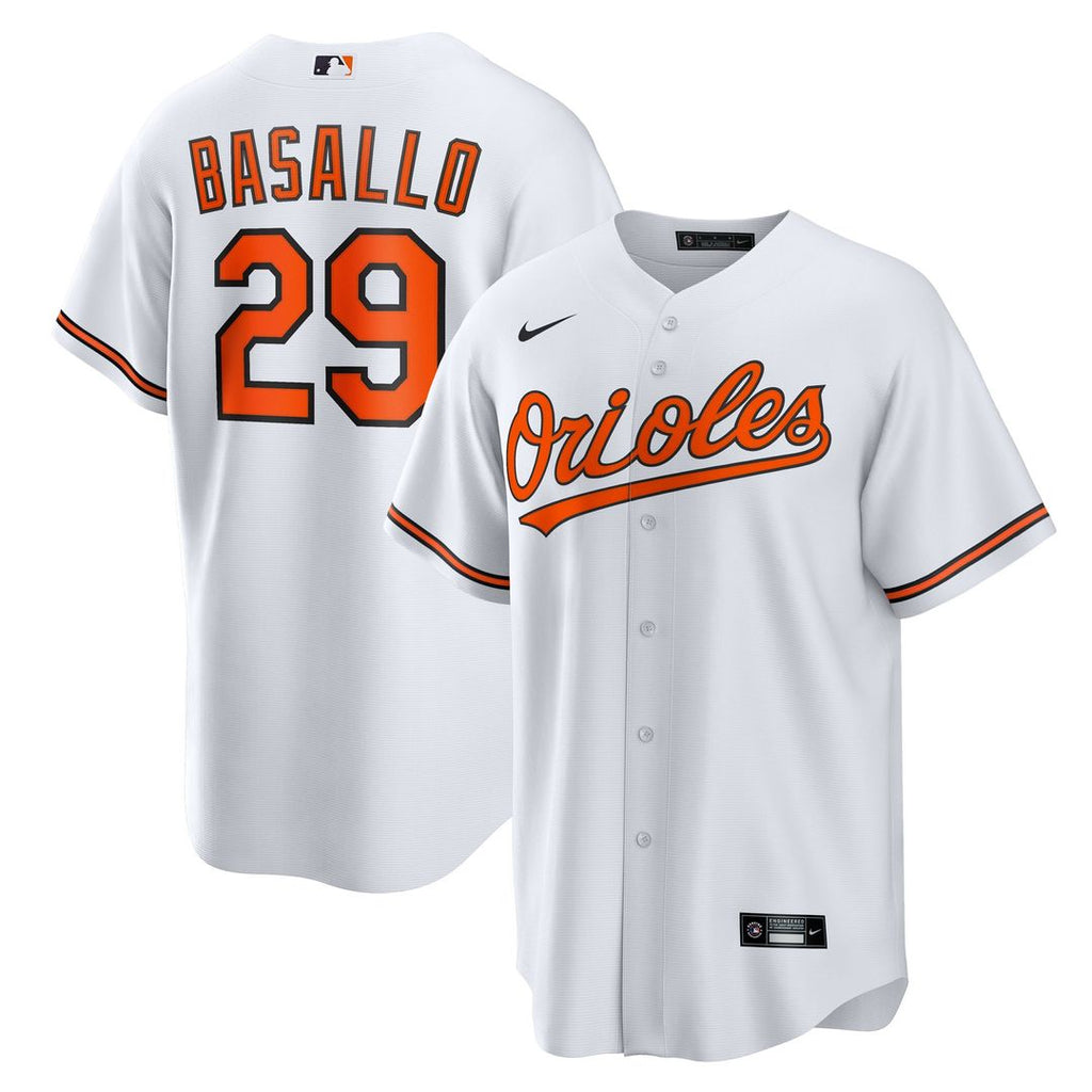 Baltimore Orioles Samuel Basallo Nike Replica Player Jersey - White Team Jersey Sports Fan Apparel