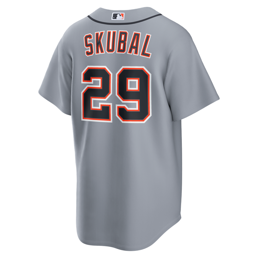 Detroit Tigers Tarik Skubal Nike Road Replica Jersey - Gray Team Jersey Sports Fan Apparel