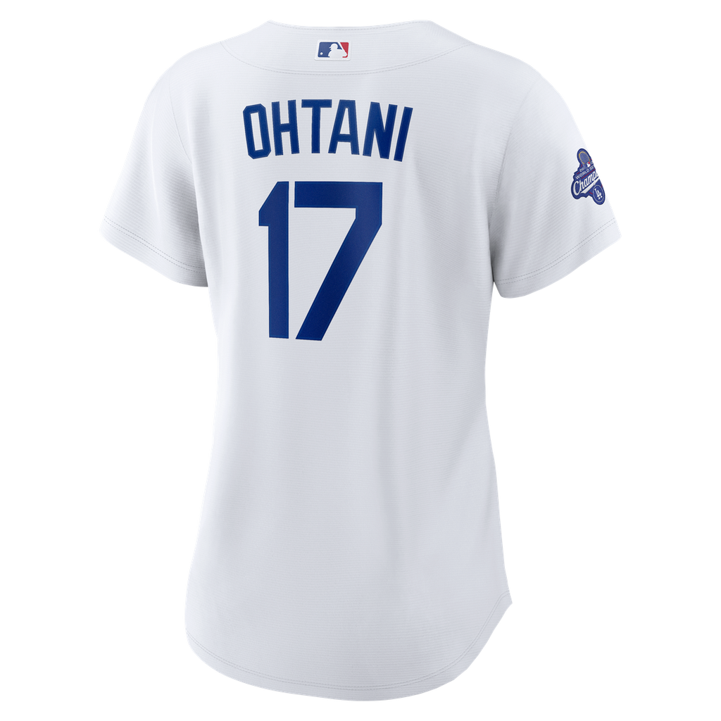 Los Angeles Dodgers Shohei Ohtani Nike Women's 2025 World Series Champions Home Replica Jersey - White Team Jersey Sports Fan Apparel