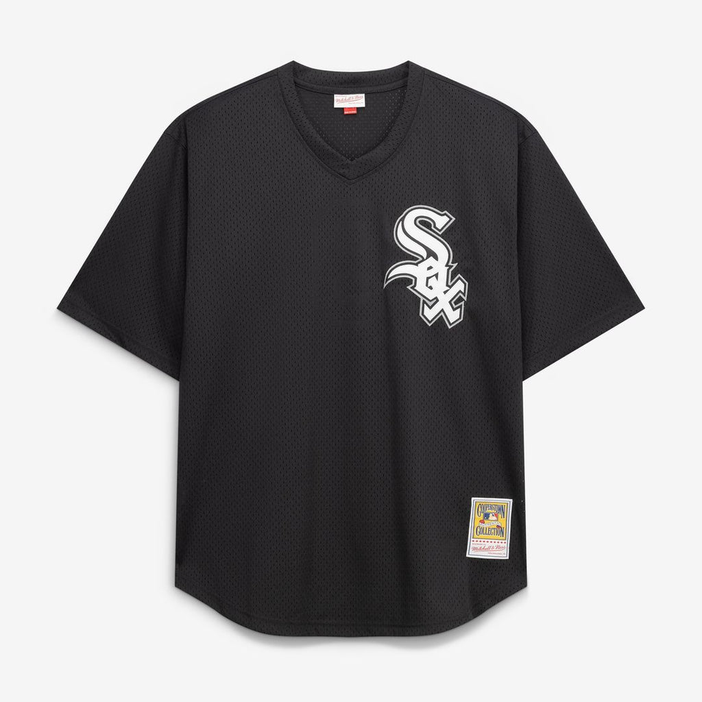 Chicago White Sox Bo Jackson Mitchell & Ness Cooperstown Big & Tall Mesh Batting Practice Jersey - Black Team Jersey Sports Fan Apparel