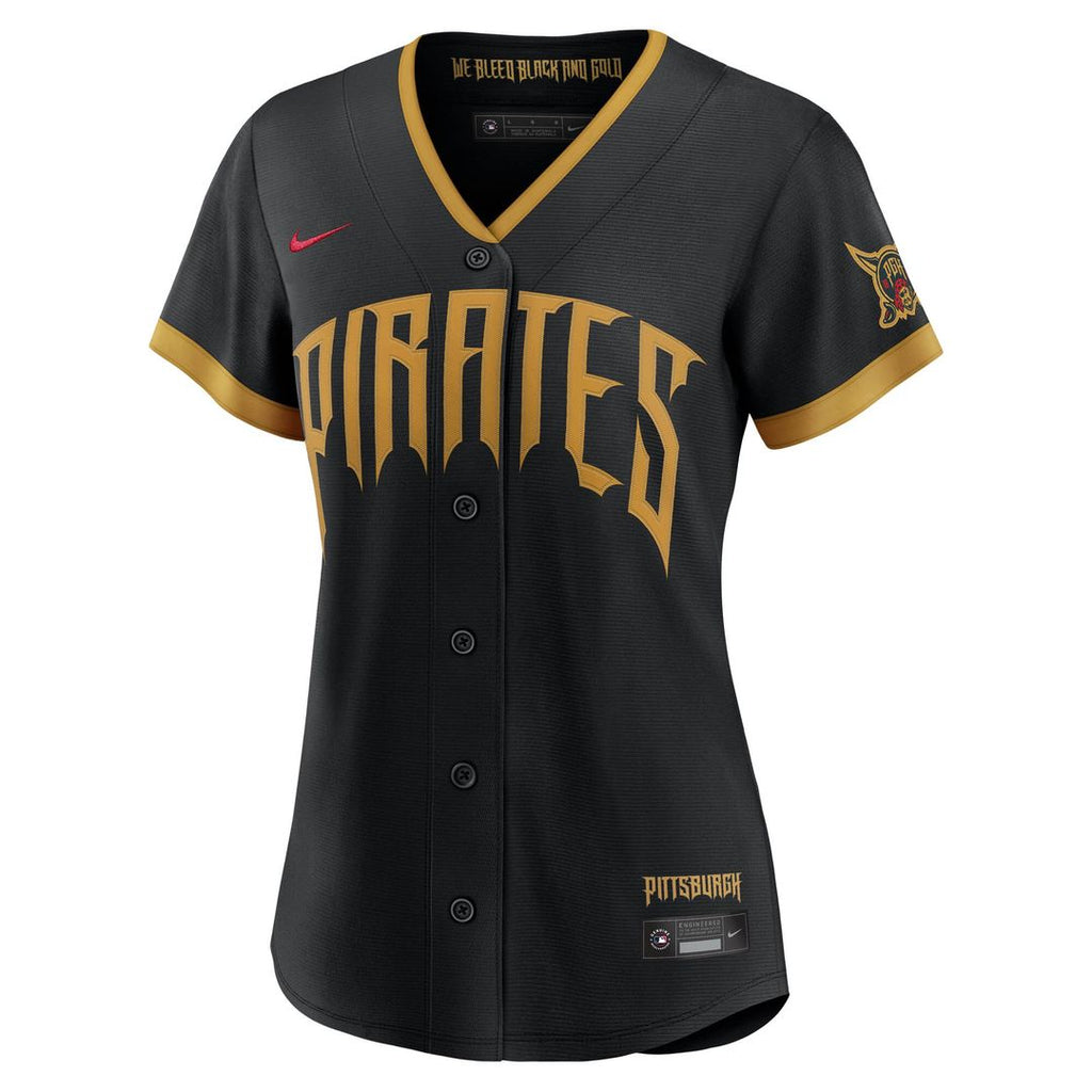 Pittsburgh Pirates Paul Skenes Nike Women's 2026 City Connect Stadium Jersey - Black Team Jersey Sports Fan Apparel