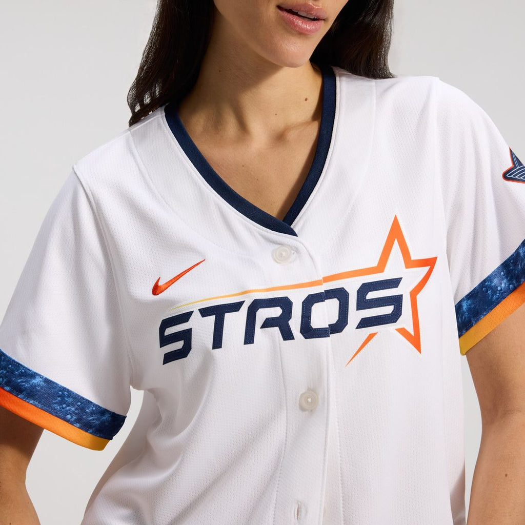 Houston Astros Nike Women's 2025 City Connect Limited Jersey - White Team Jersey Sports Fan Apparel