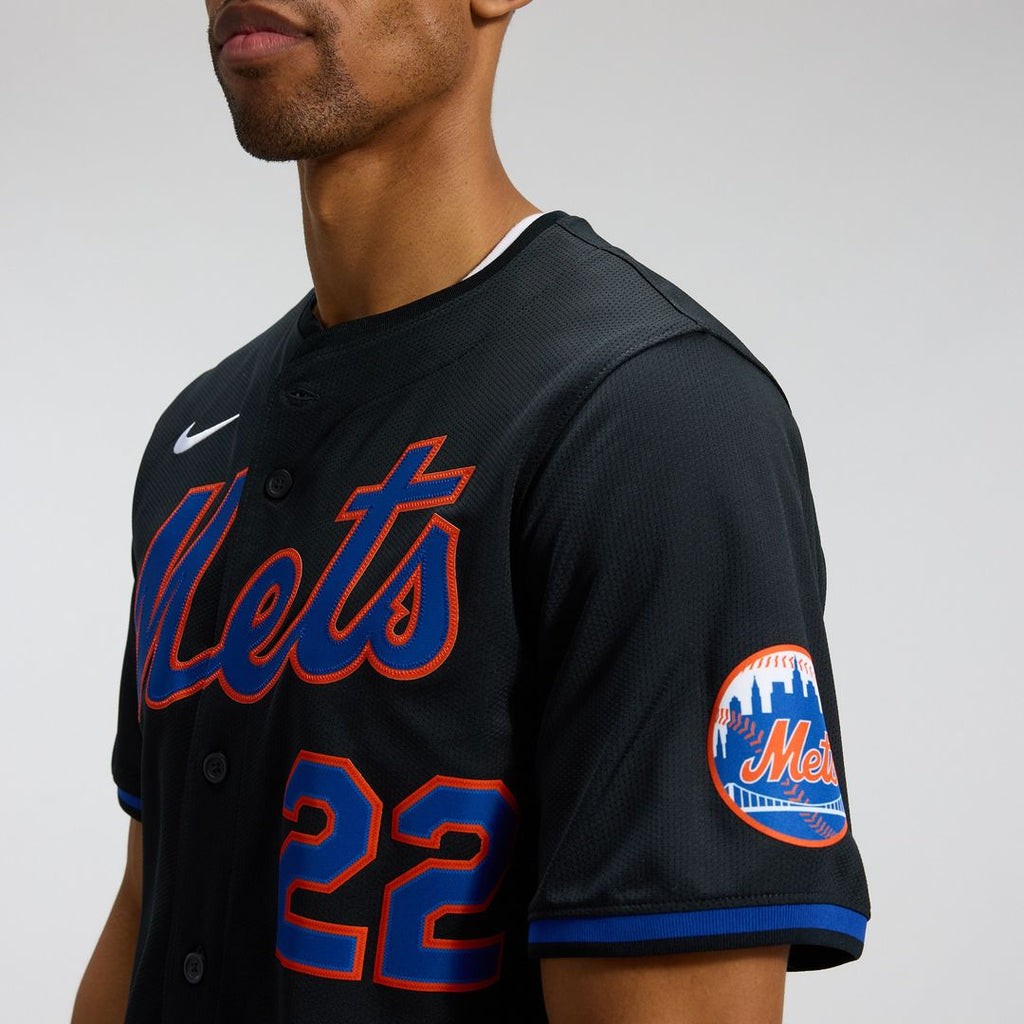 New York Mets Juan Soto Nike Alternate Limited Jersey - Black Team Jersey Sports Fan Apparel