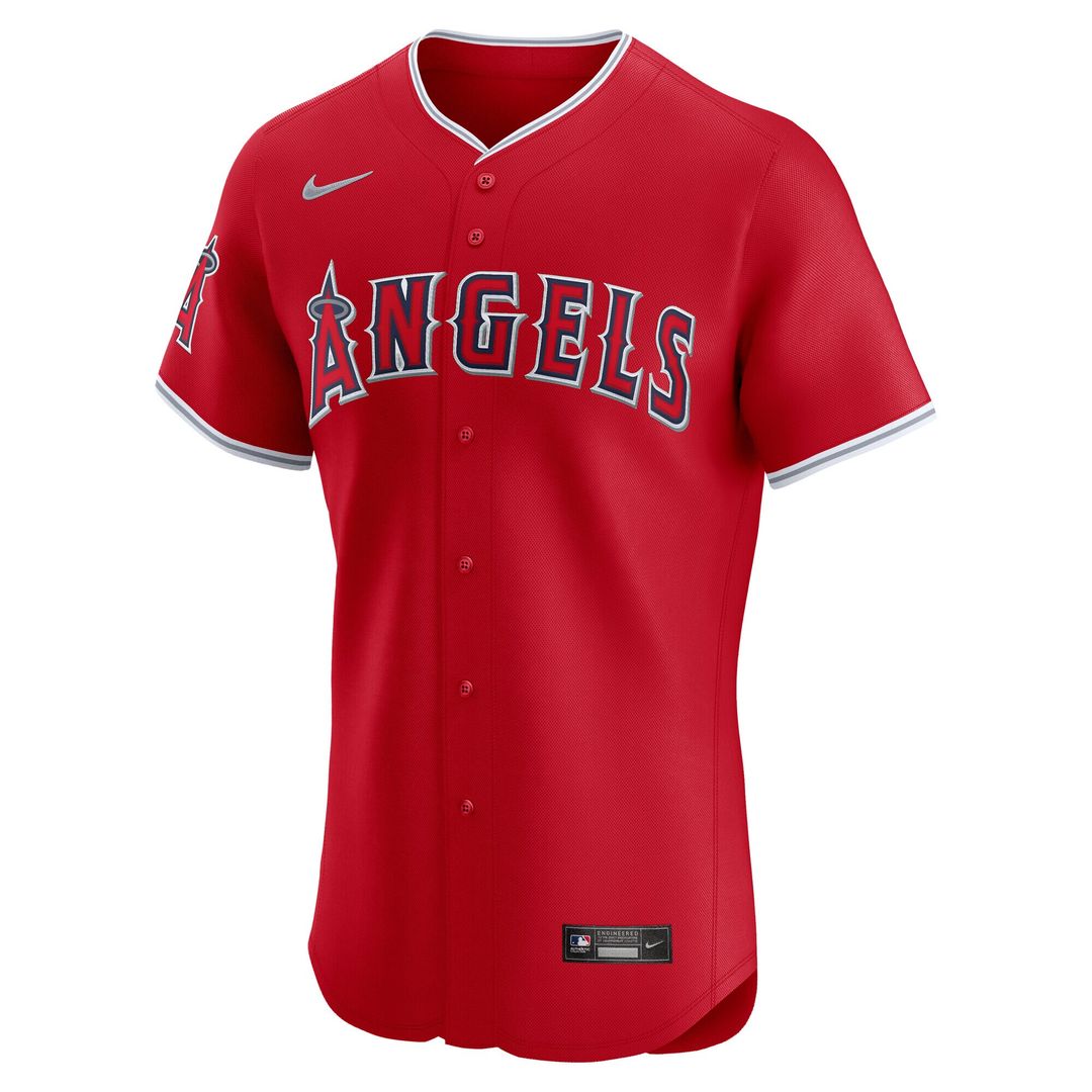 Los Angeles Angels Nike Home Elite Jersey - White Team Jersey Sports Fan Apparel