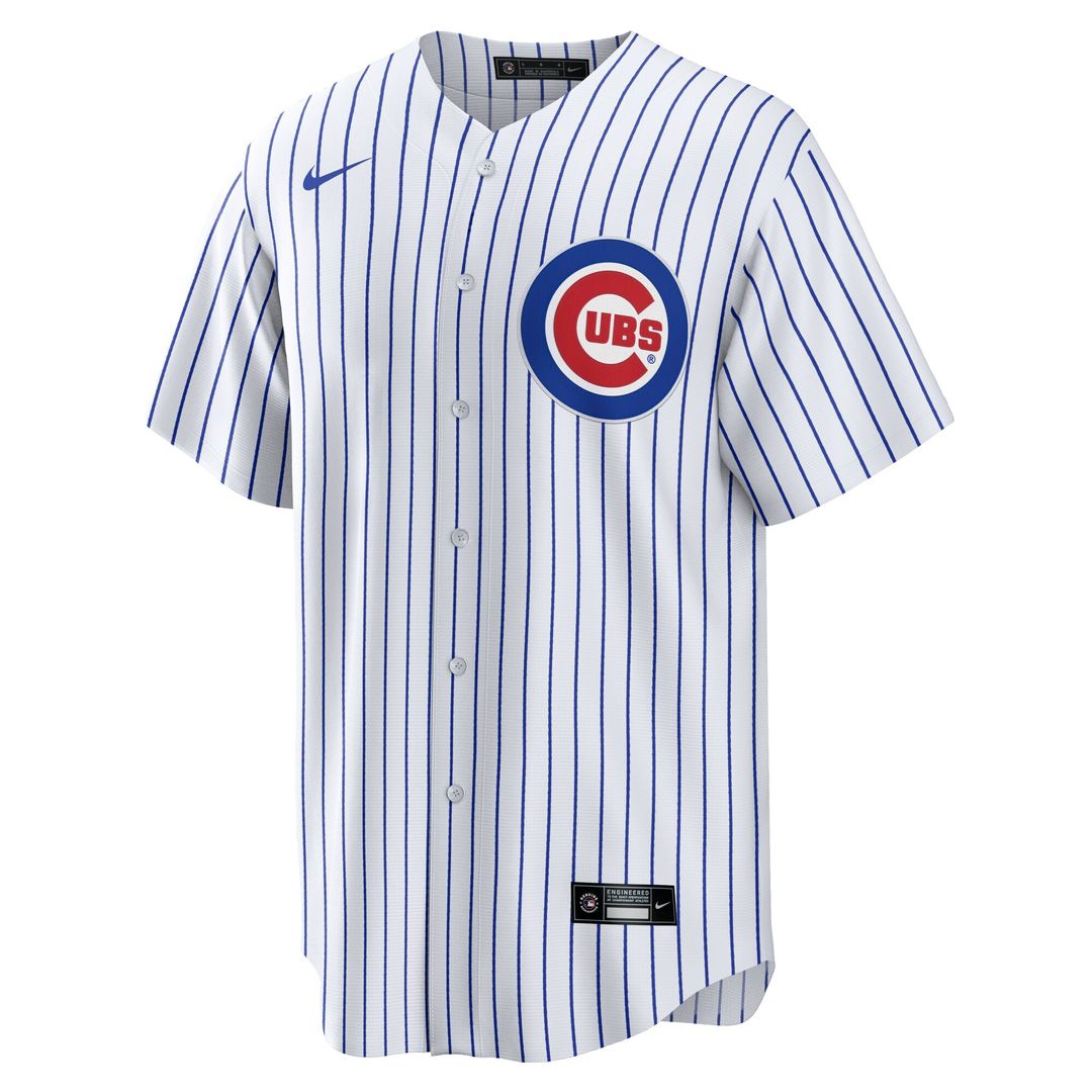 Chicago Cubs Michael Busch Nike Home Replica Jersey - White Team Jersey Sports Fan Apparel