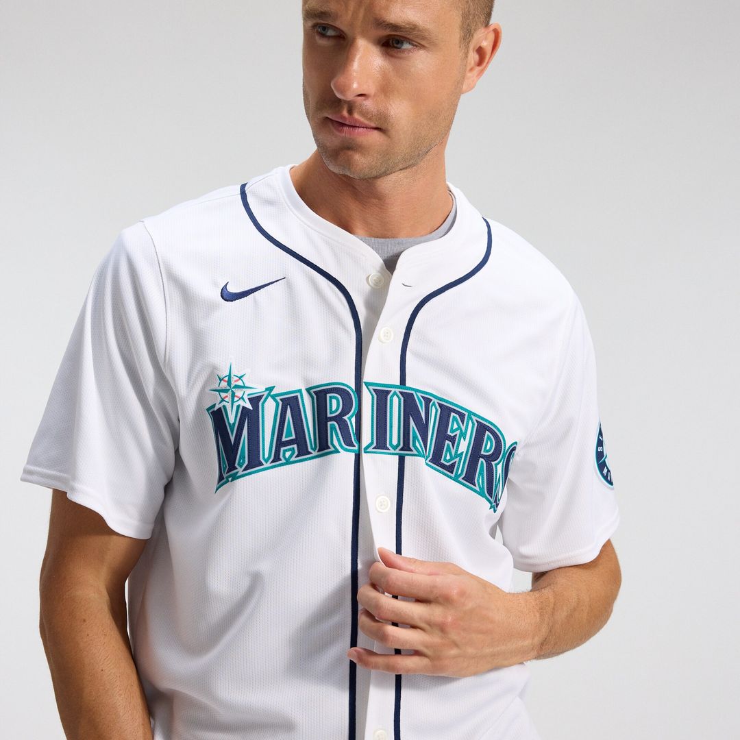 Seattle Mariners Cal Raleigh Nike Home Limited Player Jersey - White Team Jersey Sports Fan Apparel