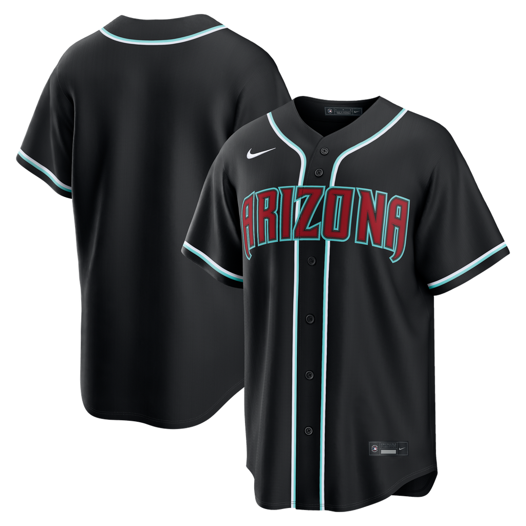 Arizona Diamondbacks Nike Fashion Replica Black Out Jersey Team Jersey Sports Fan Apparel