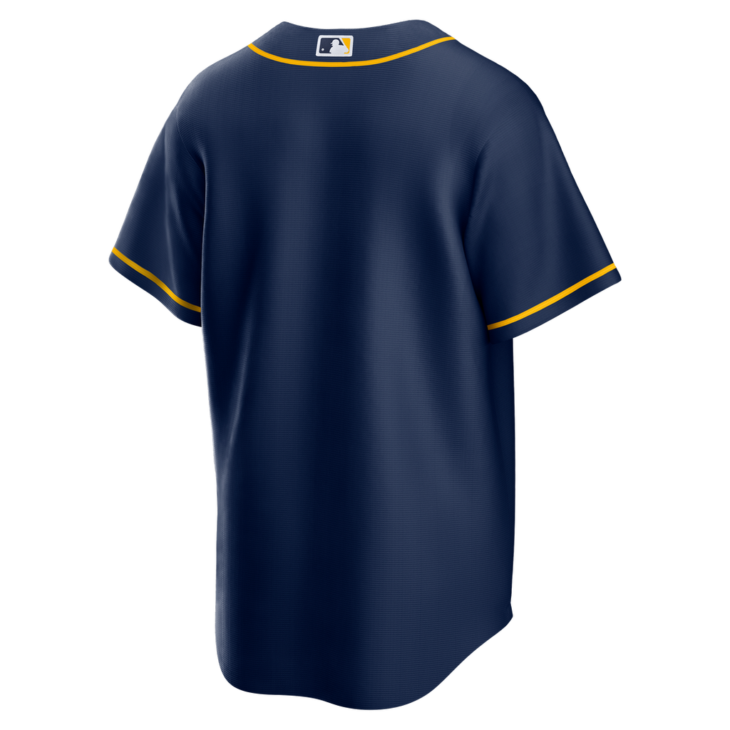 Milwaukee Brewers Nike Alternate Replica Team Jersey - Navy Team Jersey Sports Fan Apparel