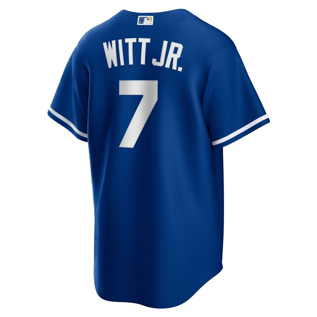Kansas City Royals Bobby Witt Jr. Nike Alternate 2 Replica Jersey - Rush Blue Team Jersey Sports Fan Apparel