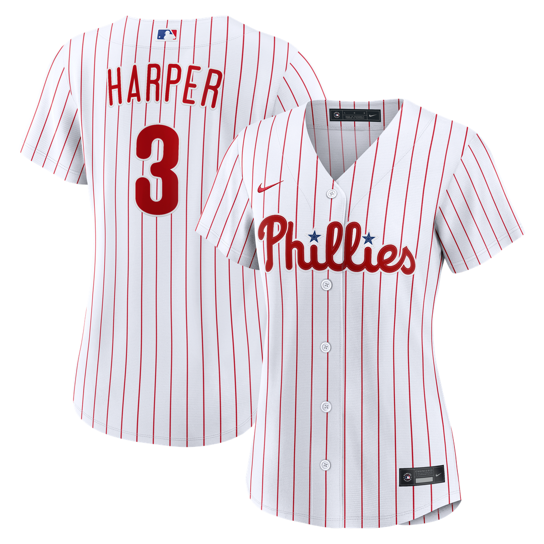Philadelphia Phillies Bryce Harper Nike Women's Home Replica Jersey - White Team Jersey Sports Fan Apparel