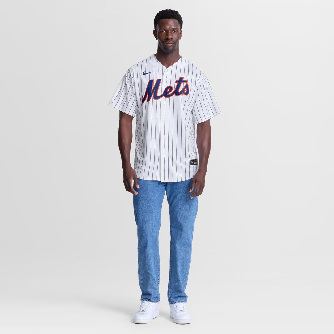 New York Mets Jorge Polanco Nike Home Replica Jersey - White Team Jersey Sports Fan Apparel