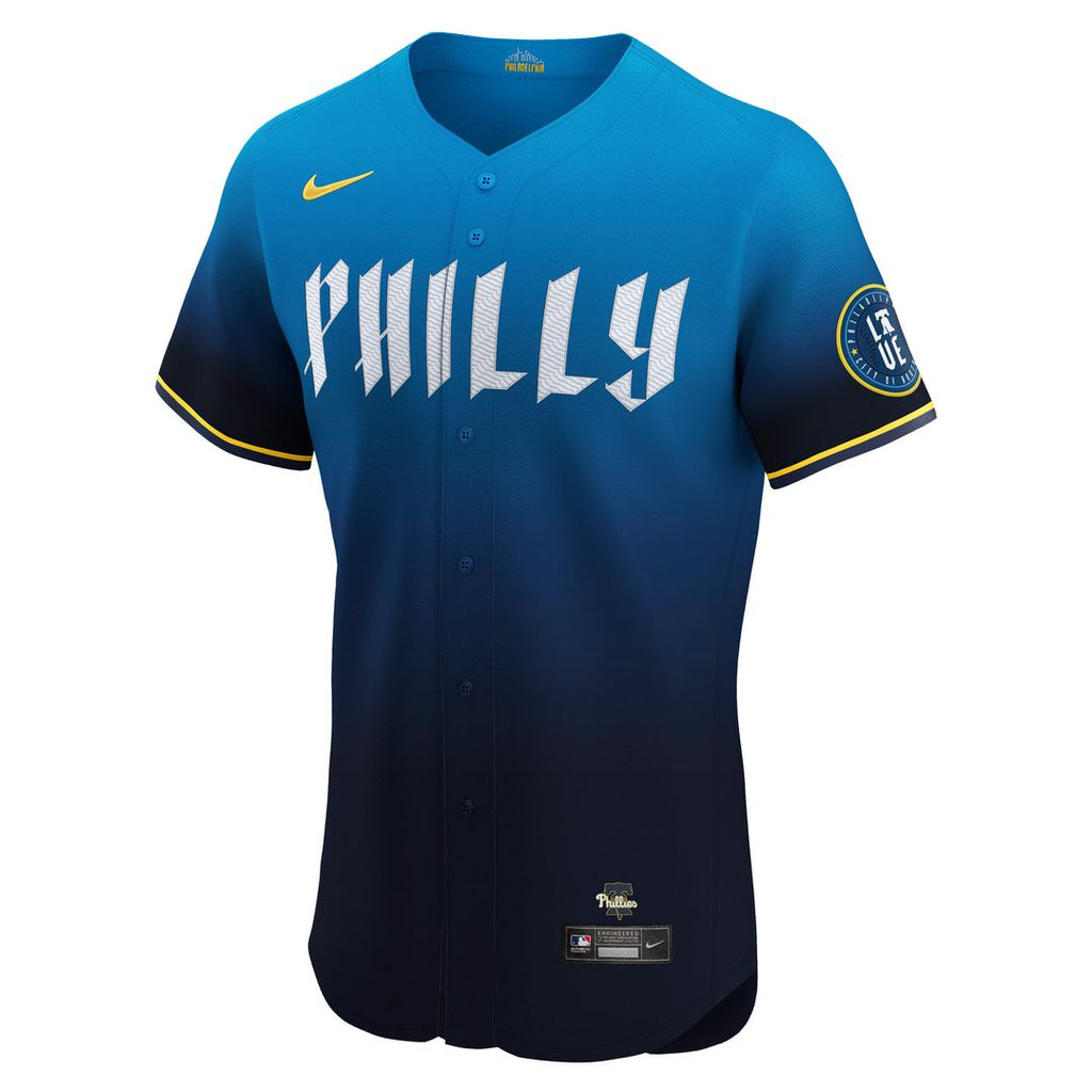 Philadelphia Phillies Bryce Harper Nike City Connect Elite Jersey - Navy Team Jersey Sports Fan Apparel