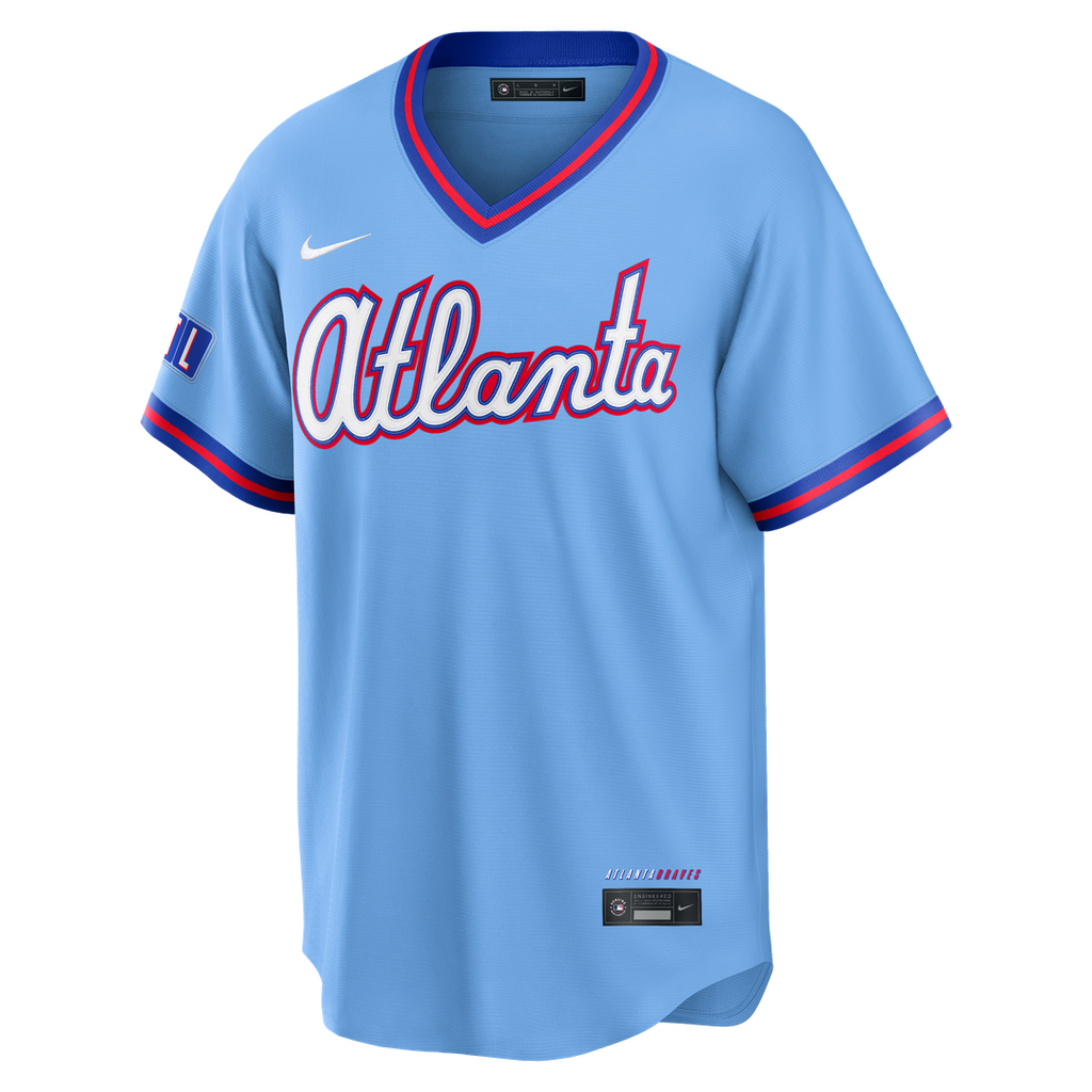 Atlanta Braves Nike 2026 City Connect Stadium Jersey - Powder Blue Team Jersey Sports Fan Apparel