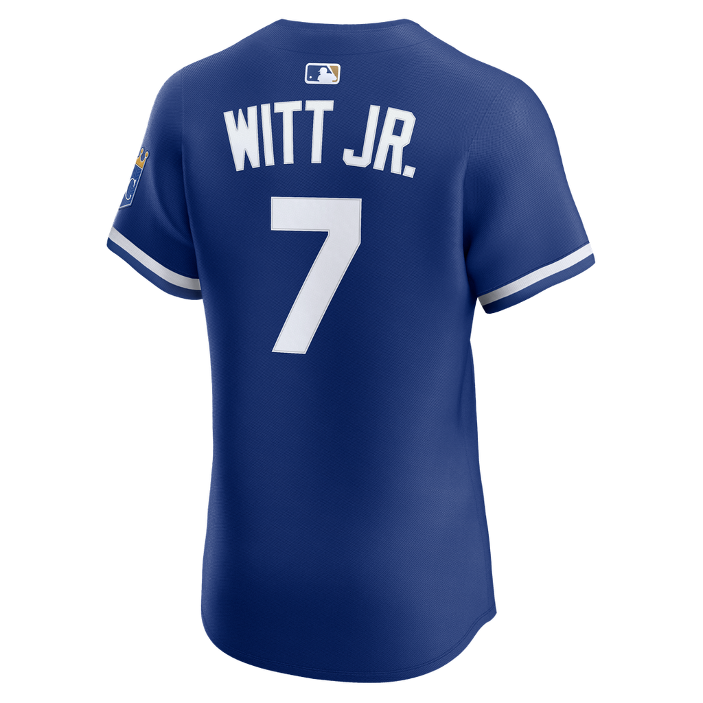 Kansas City Royals Bobby Witt Jr. Nike Alternate 2 Elite Player Jersey - Royal Team Jersey Sports Fan Apparel