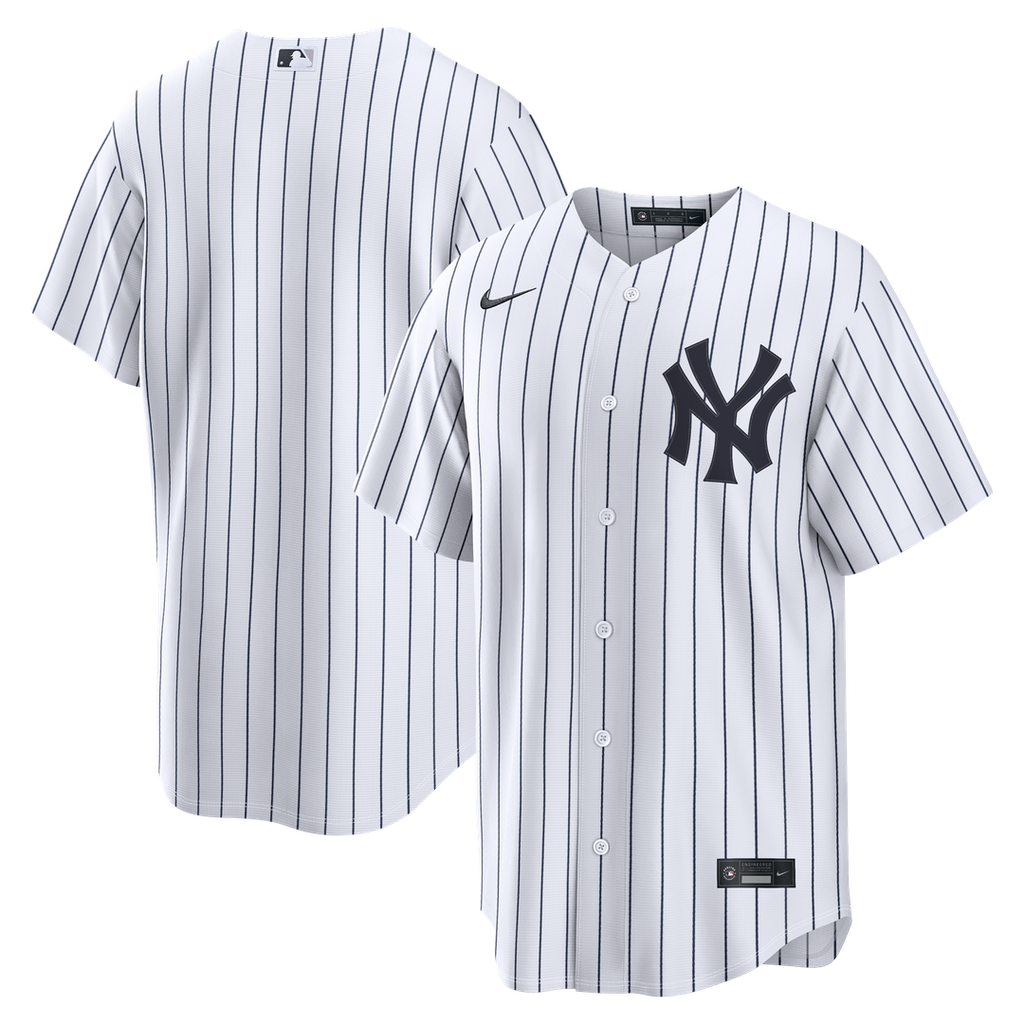 New York Yankees Nike Home Replica Jersey - White Team Jersey Sports Fan Apparel