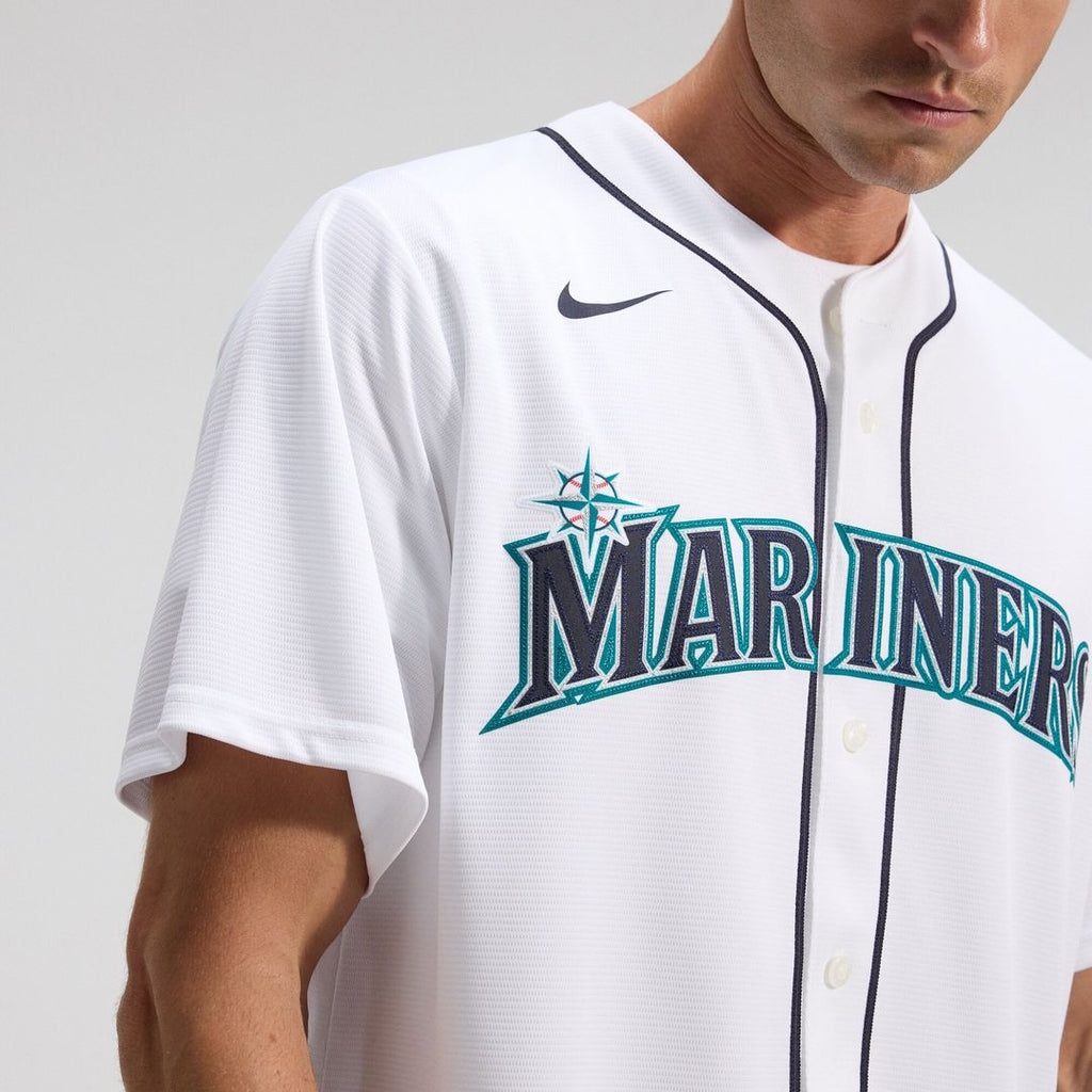 Seattle Mariners Luis Castillo Nike Home Replica Jersey - White Team Jersey Sports Fan Apparel
